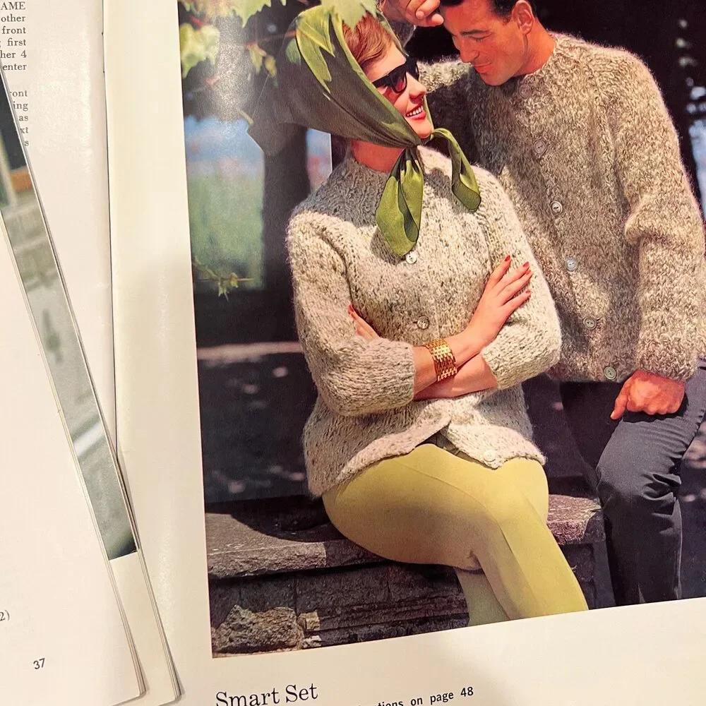 Vintage 1960s Spinnerin Knitting Crochet Magazine Pattern Book Lot of 3